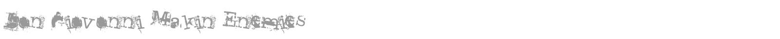 Don Giovonni font preview